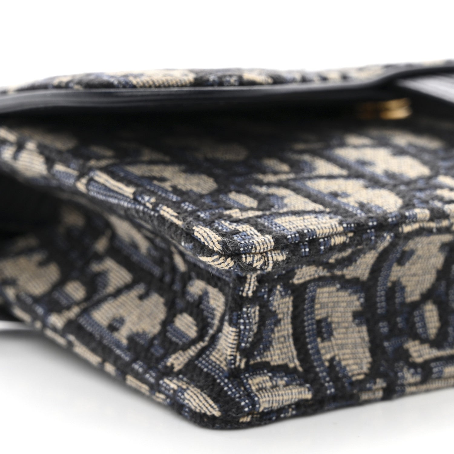 Christian Dior Oblique Saddle Belt Bag Blue 10 of 12