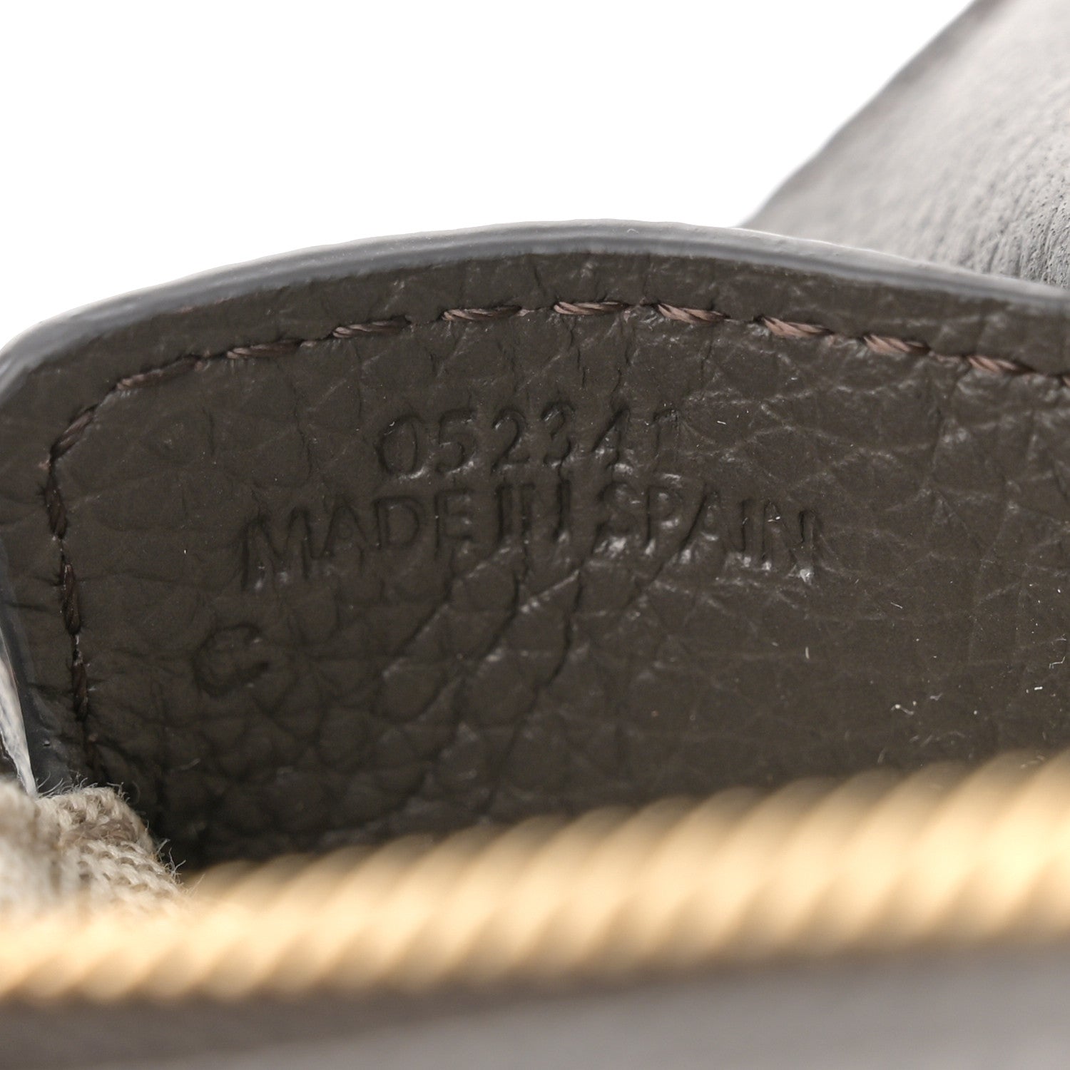 Loewe Soft Grained Calfskin Small Puzzle Edge Bag Dark Grey 7 of 10