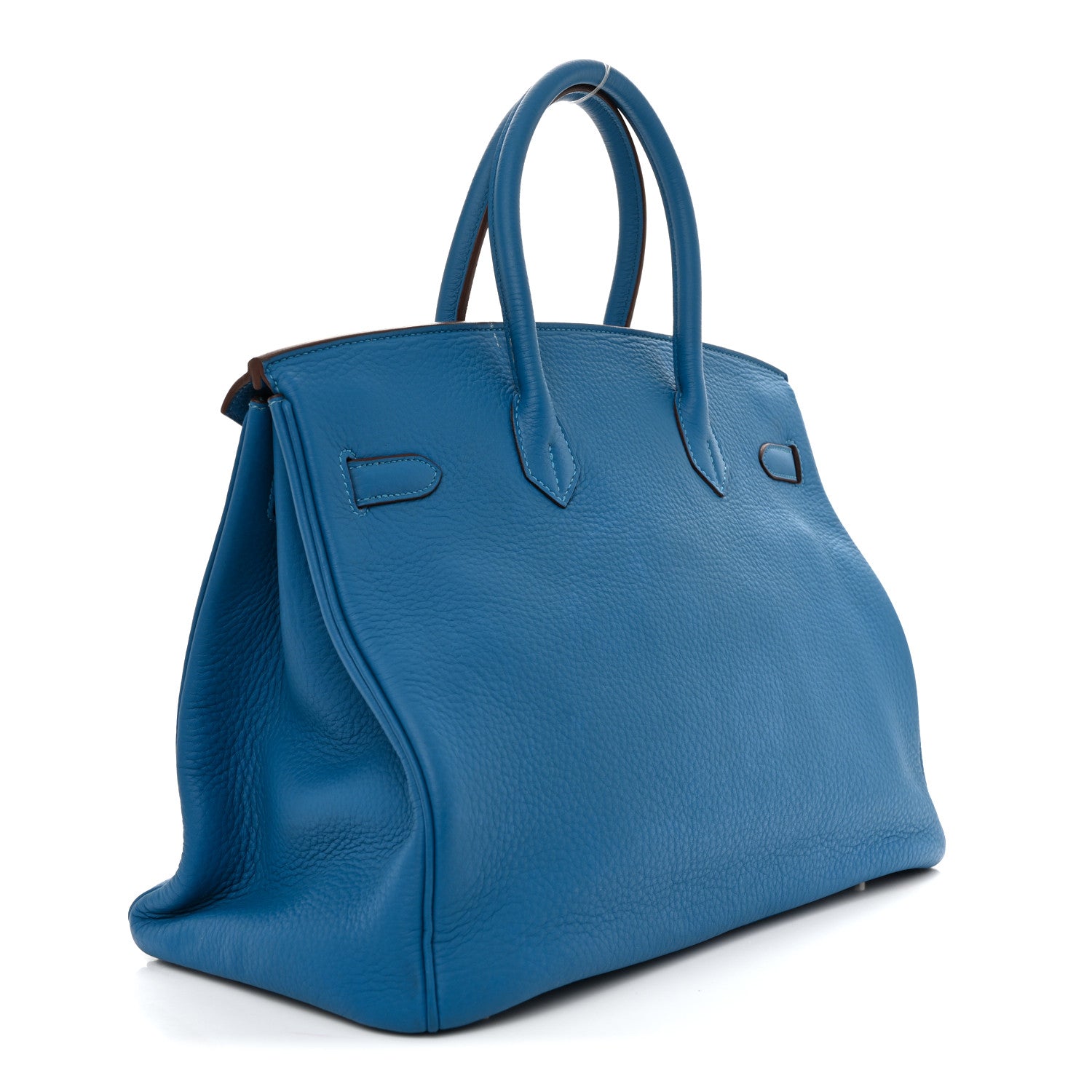 Hermes Taurillon Clemence BIRKIN 35 Mykonos 3 of 14