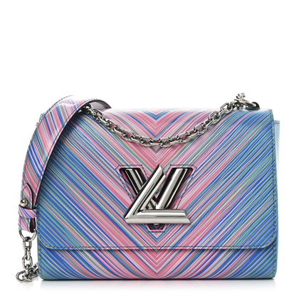 Louis Vuitton Epi Tropical Twist Shoulder Bag MM Blue Rose 1 of 13