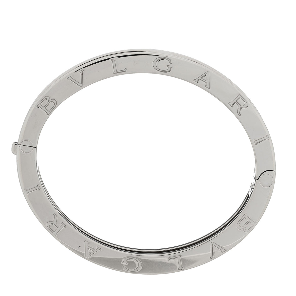 Bulgari 18K Yellow Gold Stainless Steel B.Zero1 Bangle Bracelet 3 of 4