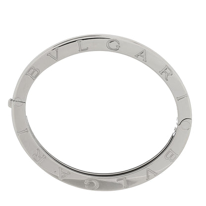 Bulgari 18K Yellow Gold Stainless Steel B.Zero1 Bangle Bracelet 3 of 4