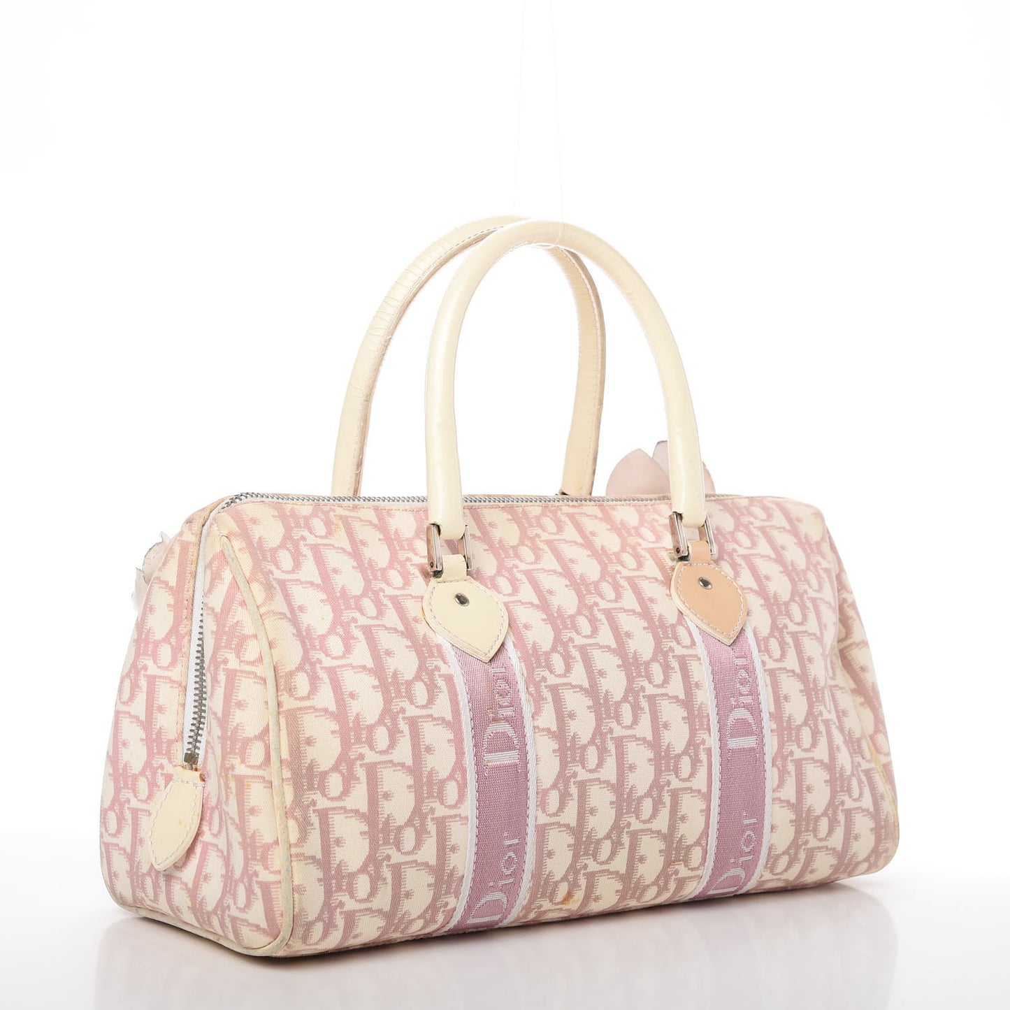 Monogram Girly Boston Pink