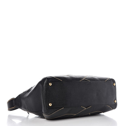 Chanel Caviar CC Stitched Hobo Black 5 of 10