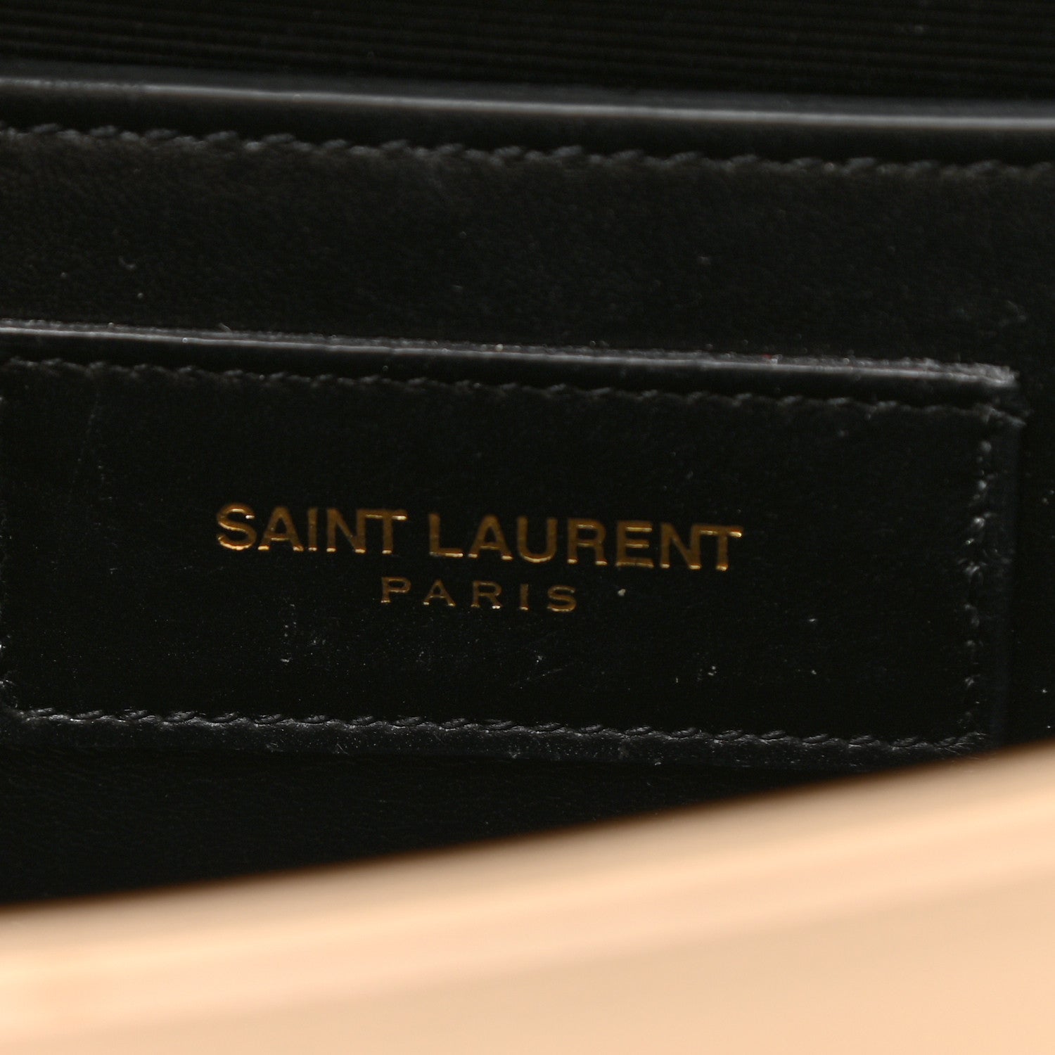 Saint Laurent Grain De Poudre Classic Monogram Cassandre Clutch Nude Powder 6 of 12