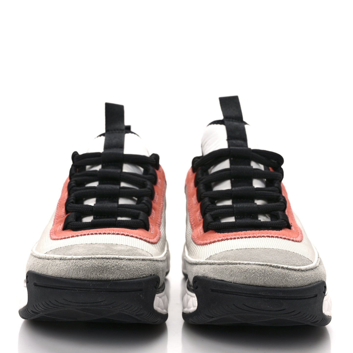 Fabric Suede CC Sneakers 37 White Light Grey Pink