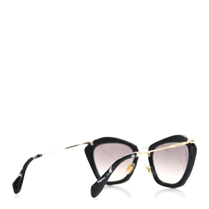 Miu Miu Acetate Cat Eye Sunglasses SMU10N Black 3 of 7