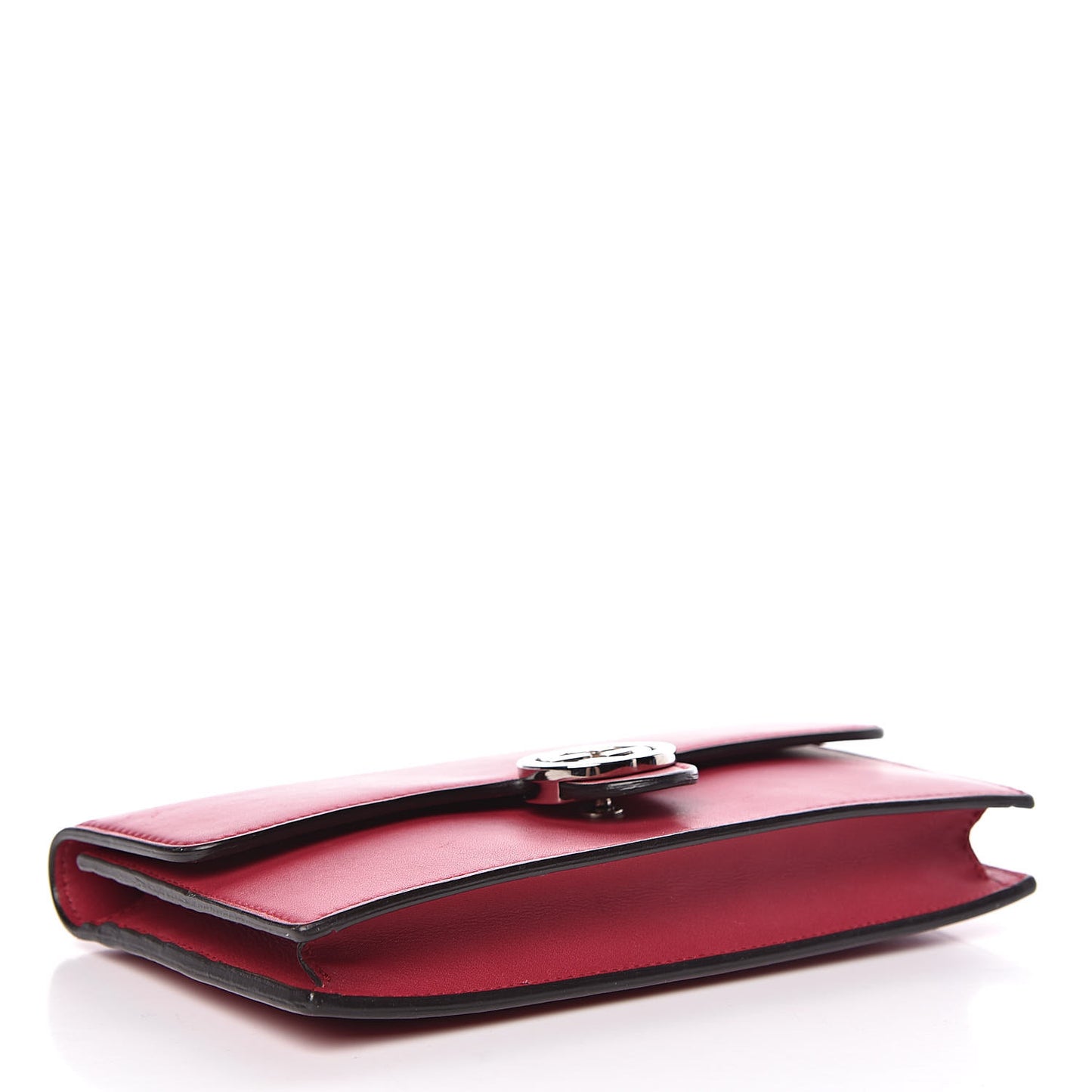 Calfskin Icon Wallet Red