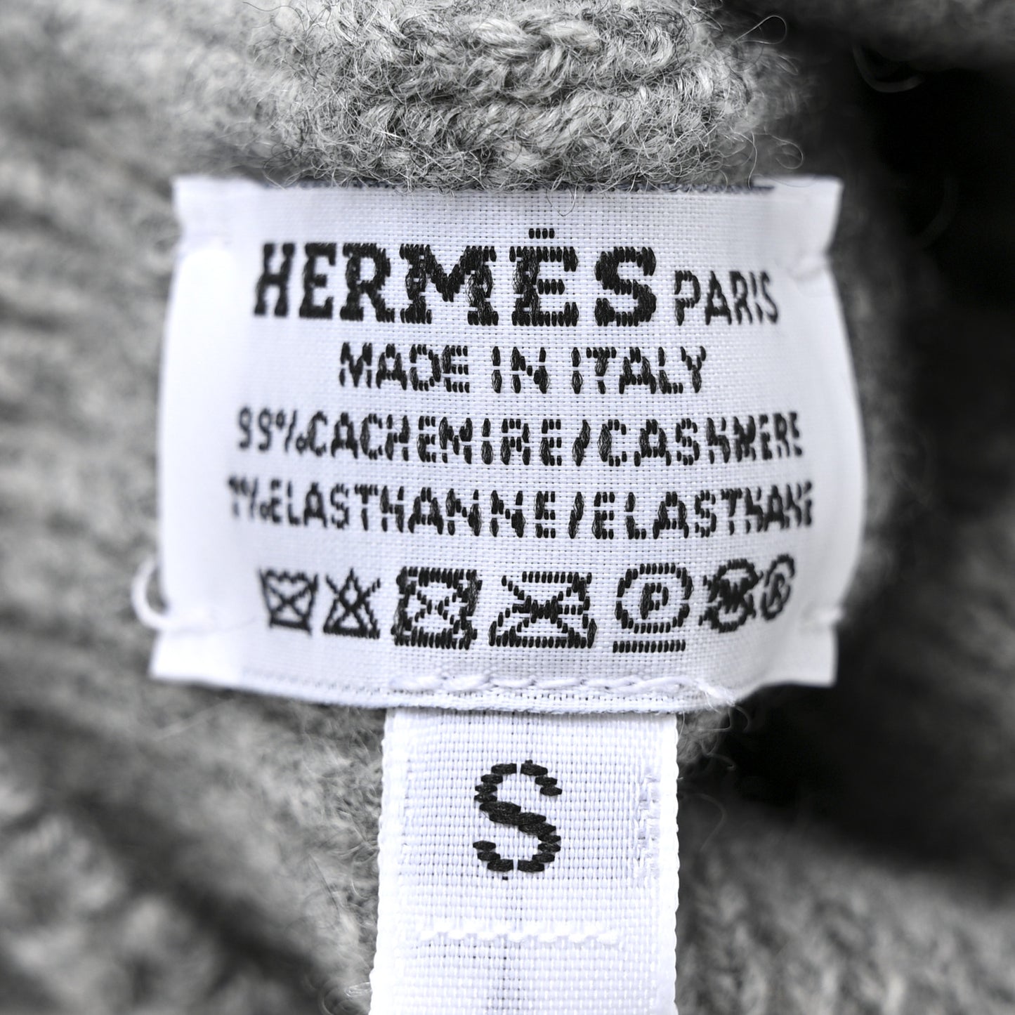 Cashmere Heaven Gloves S Charbon Flanelle