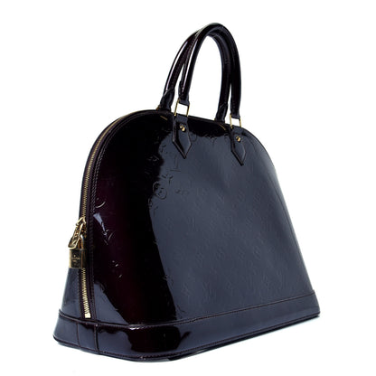 Louis Vuitton Vernis Alma GM Amarante 2 of 5
