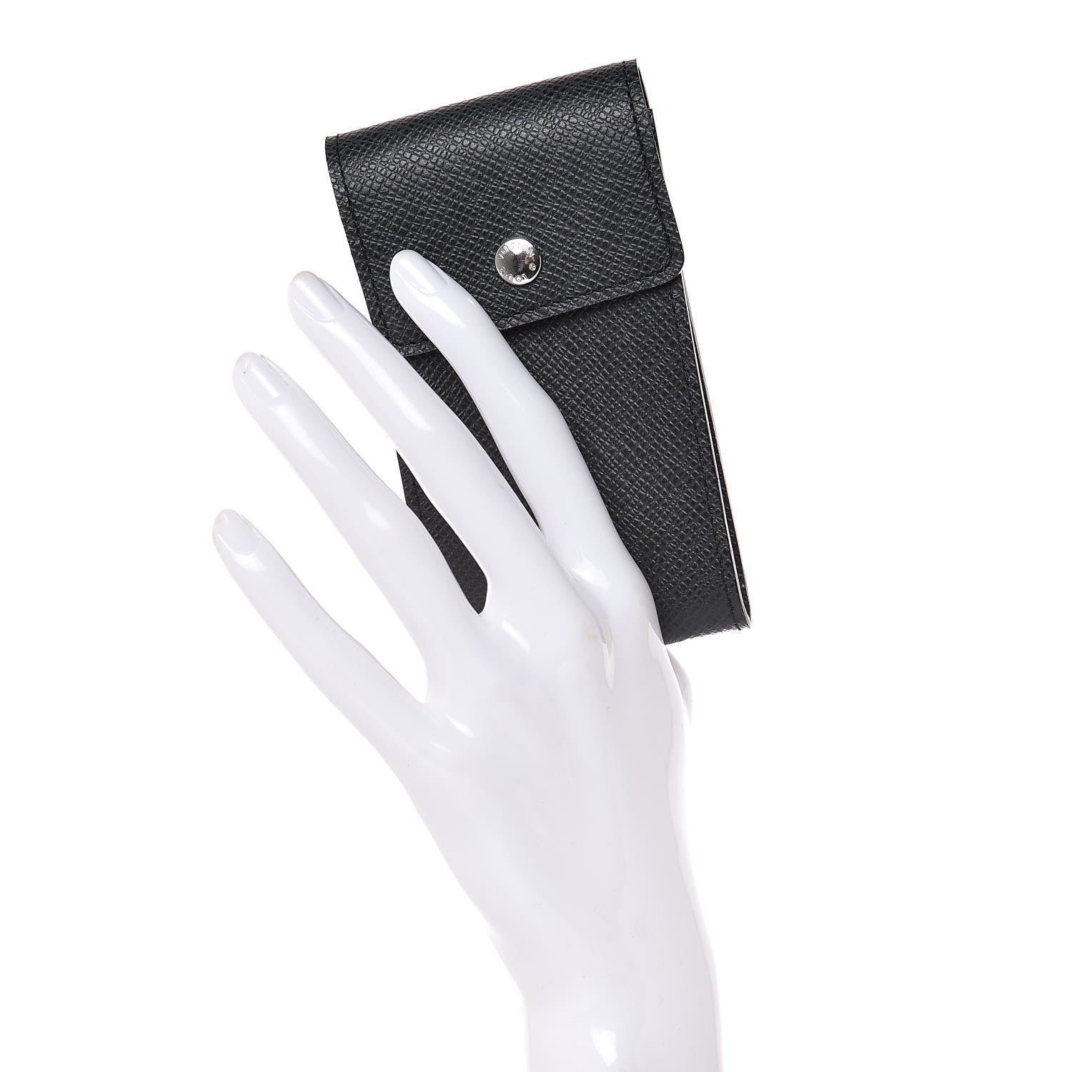 Louis Vuitton Taiga Badge Key Pouch Black 2 of 8
