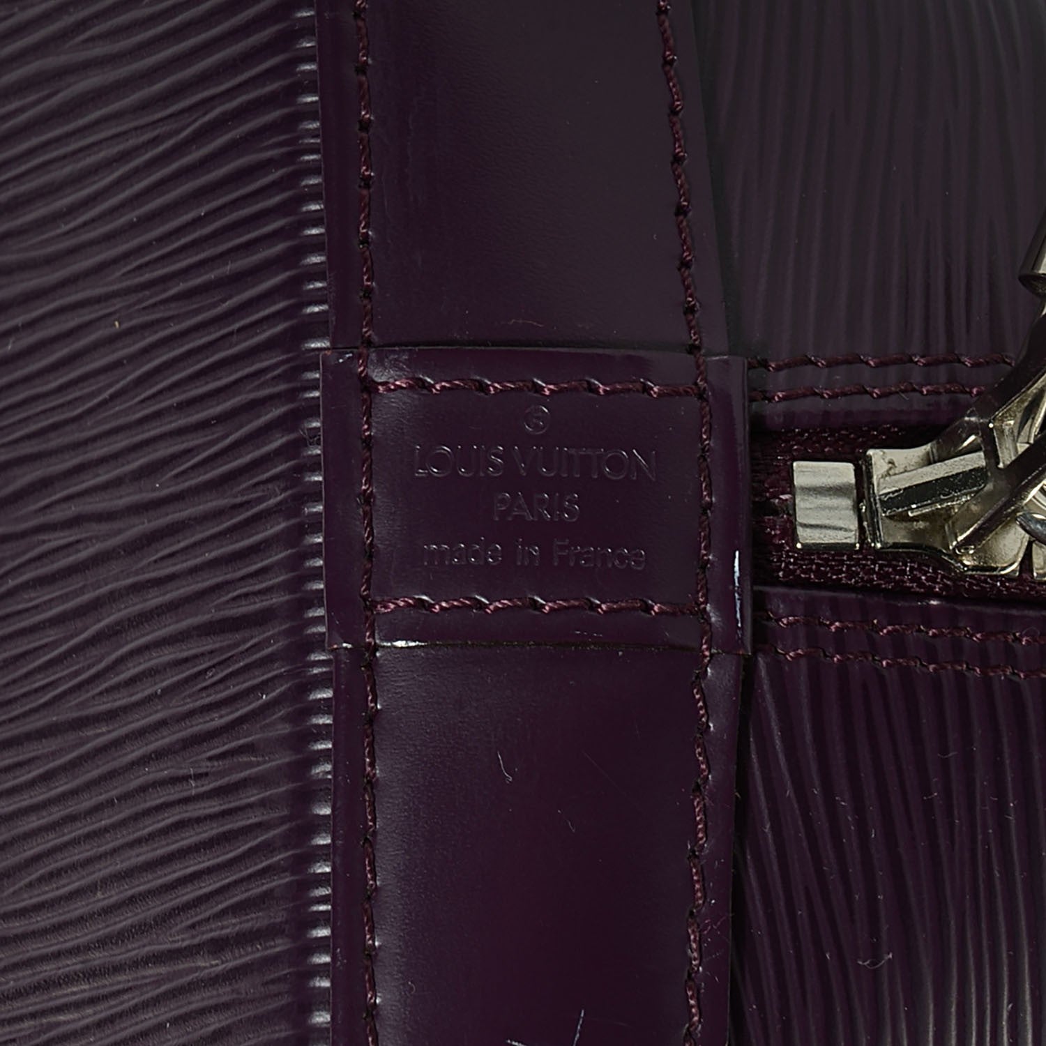Louis Vuitton Epi Alma PM Cassis 7 of 7