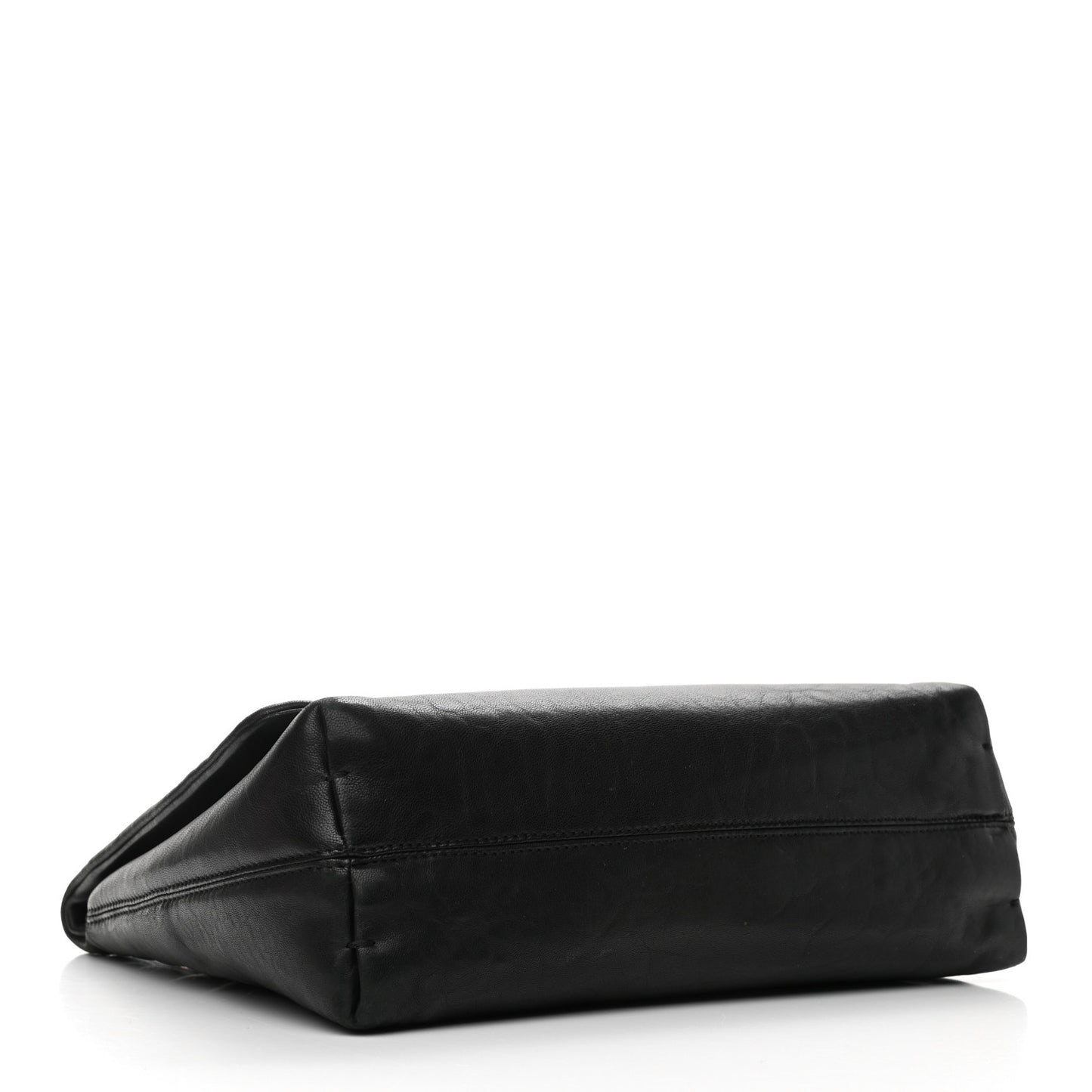 Lambskin Quilted Medium Happy Shoulder Bag Black