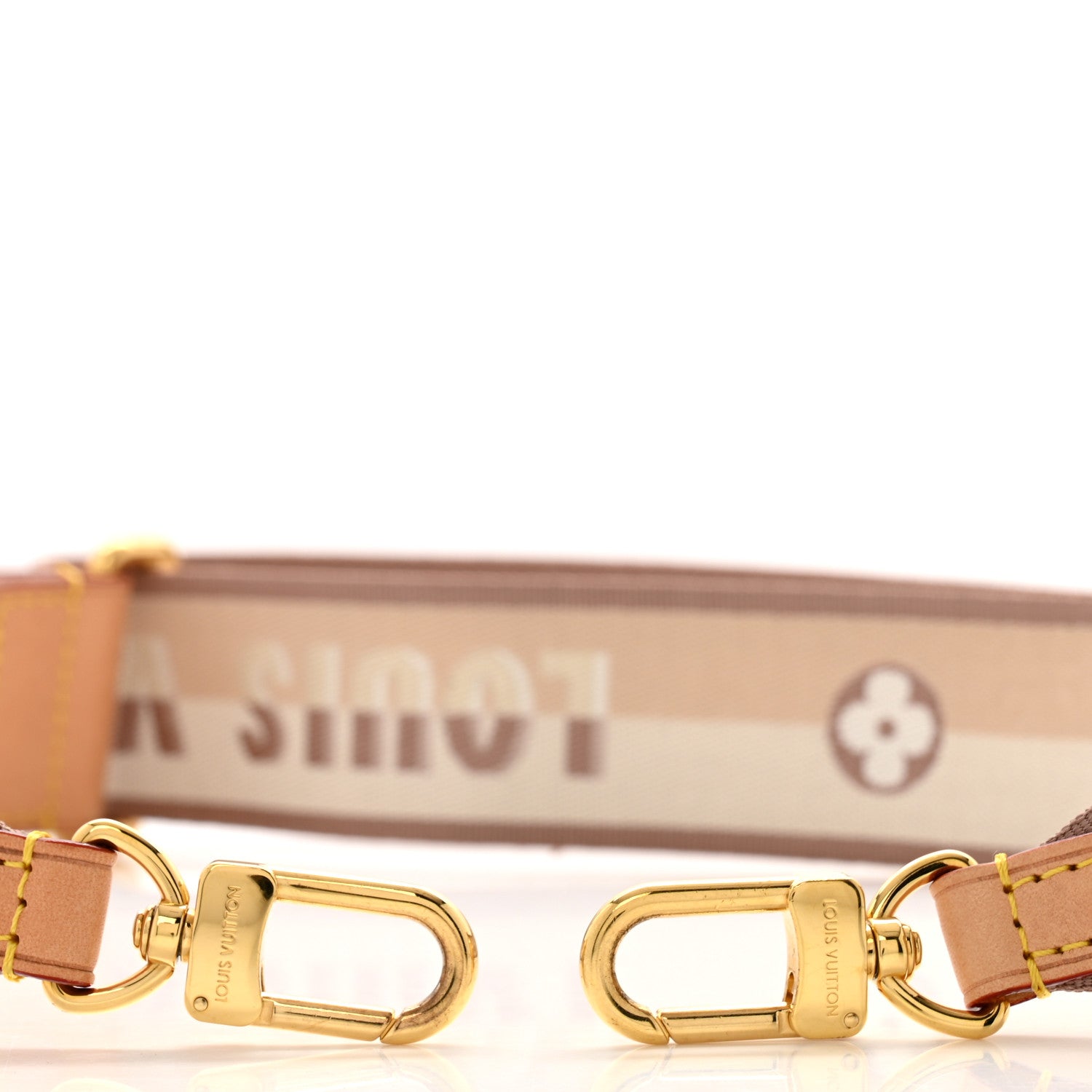 Louis Vuitton Jacquard Speedy Bandouliere 20 Shoulder Strap Beige 3 of 5