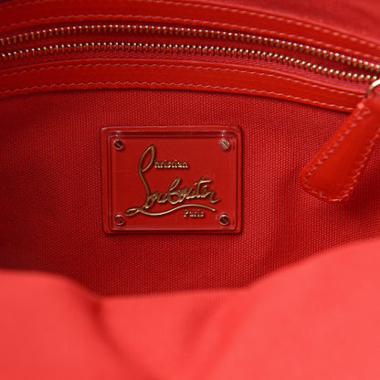 Christian Louboutin Patent Calfskin Liv Clutch Oxblood 6 of 6
