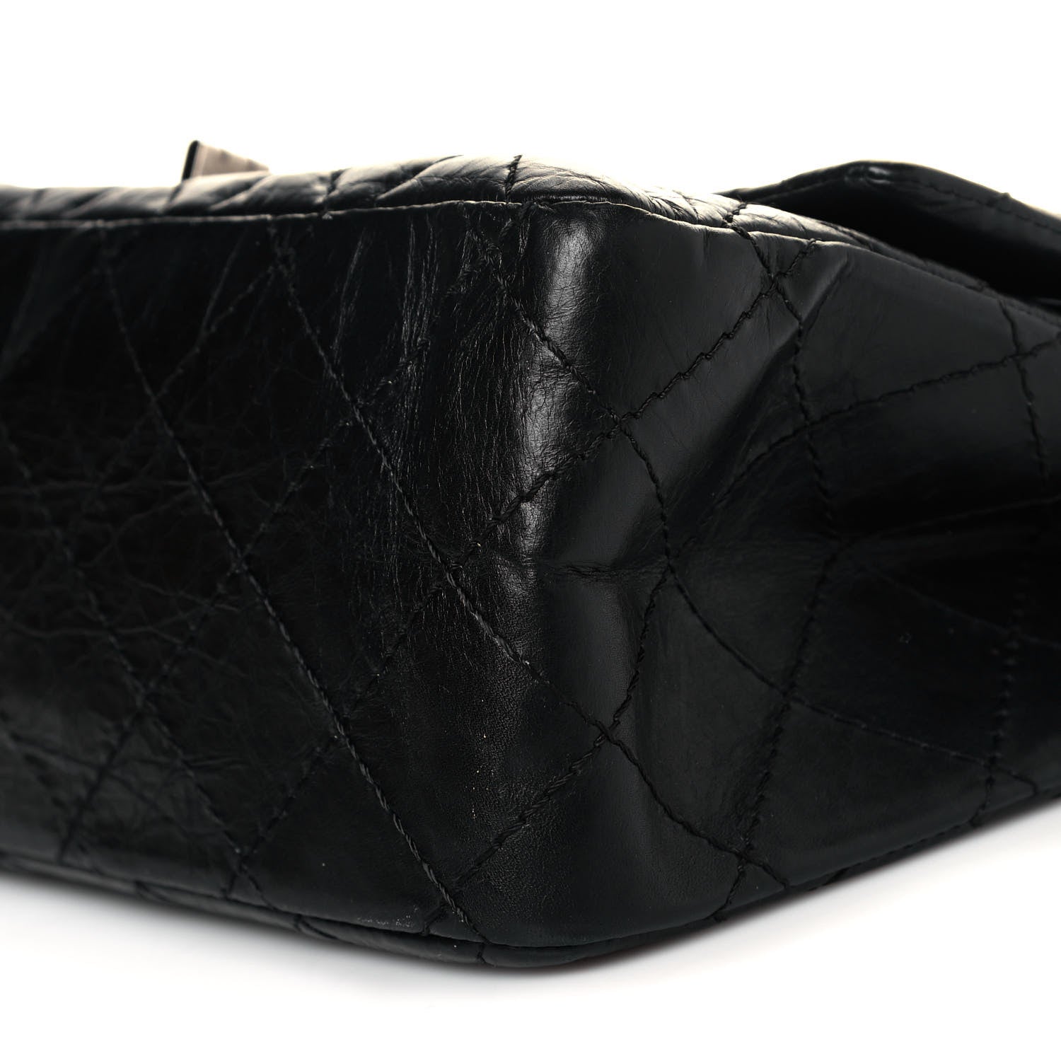 Chanel Aged Calfskin Quilted 2.55 Reissue 226 Flap Black 10 of 12