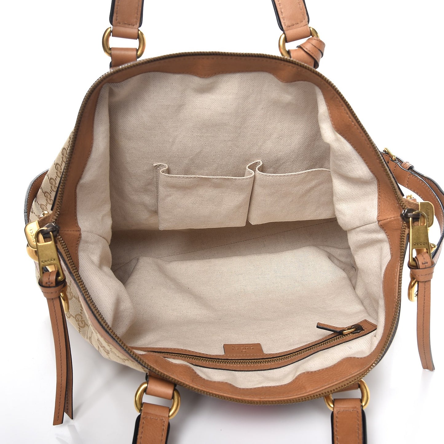 Monogram Web Medium Rania Top Handle Bag Sand