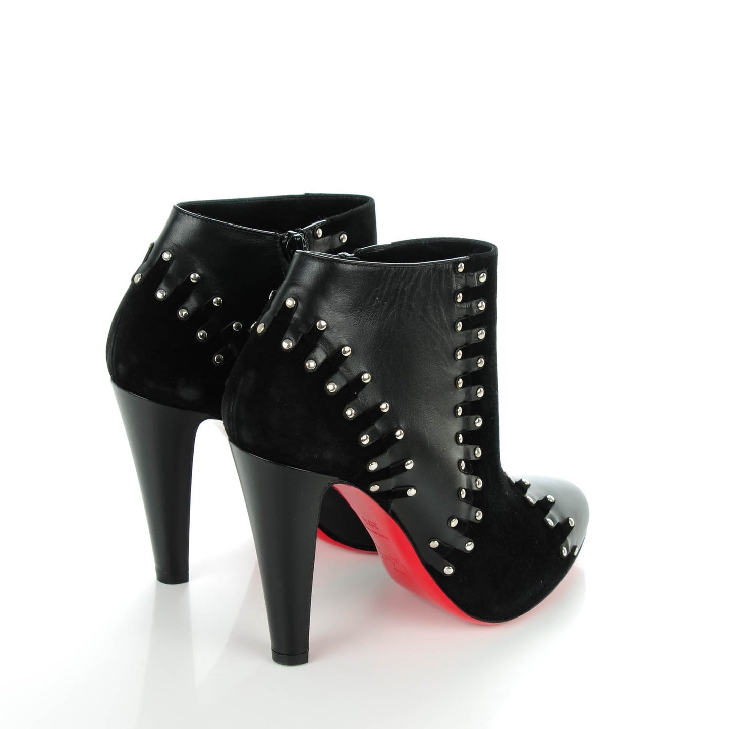 Veau Velours Shiny Calf Volvotico 100 Booties 38.5 Black