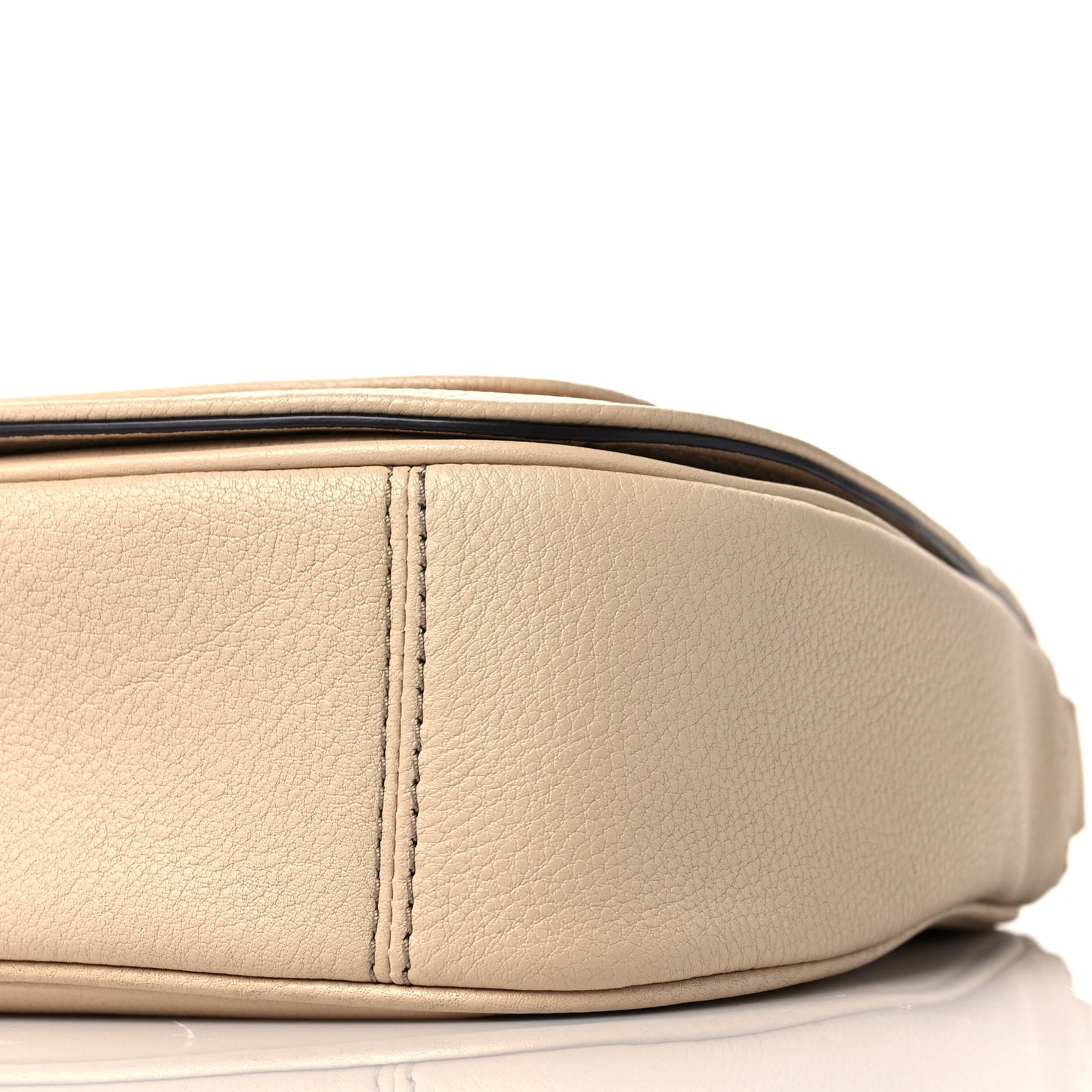 Calfskin Empire City Messenger Crossbody Beige