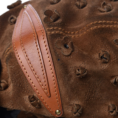 Louis Vuitton Suede Mahina Fleurs Onatah GM Cacao 15 of 16
