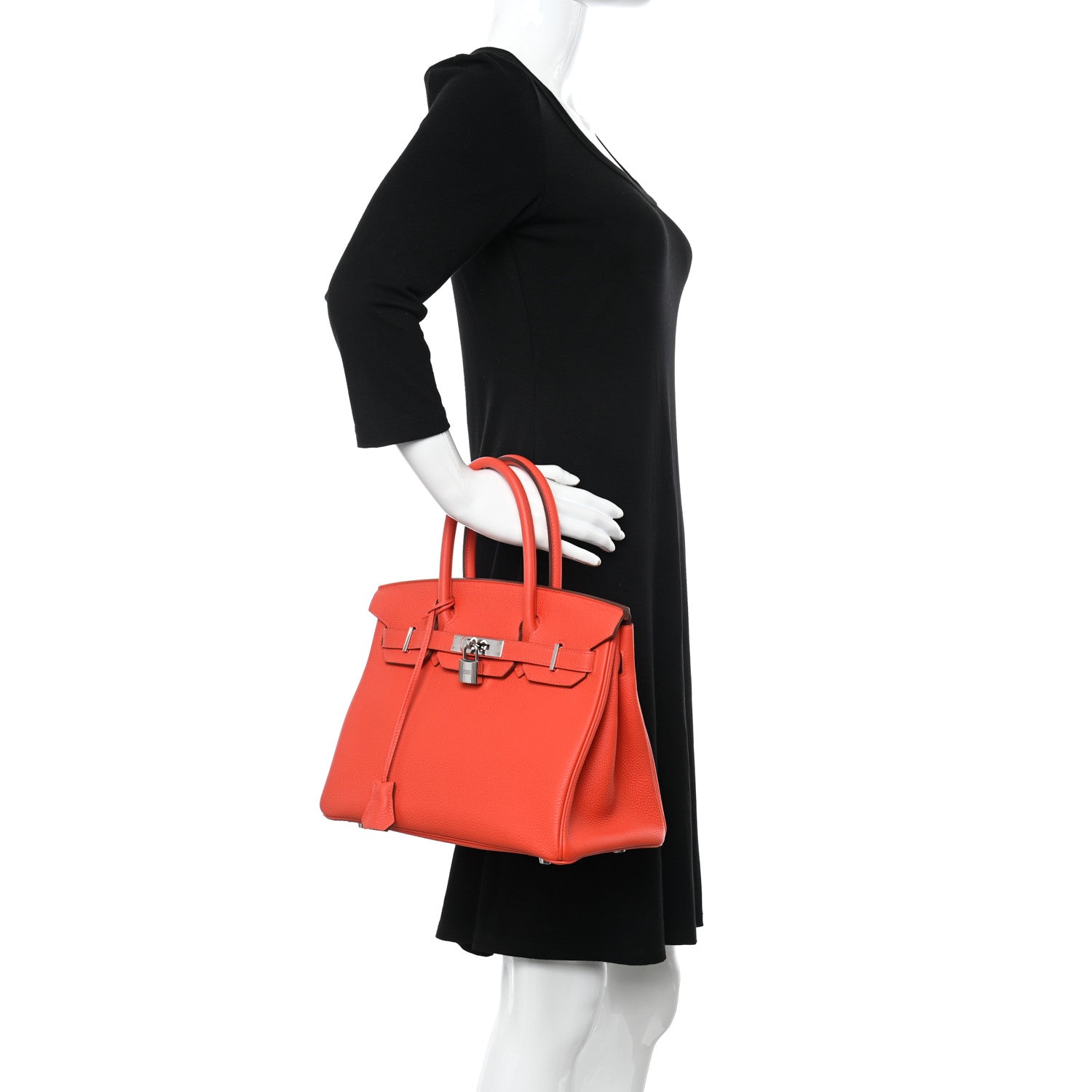 Hermes Togo Birkin 30 Capucine 2 of 16
