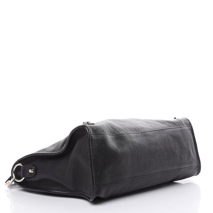 Balenciaga Chevre Silver Metallic Edge Hardware City Black 5 of 11