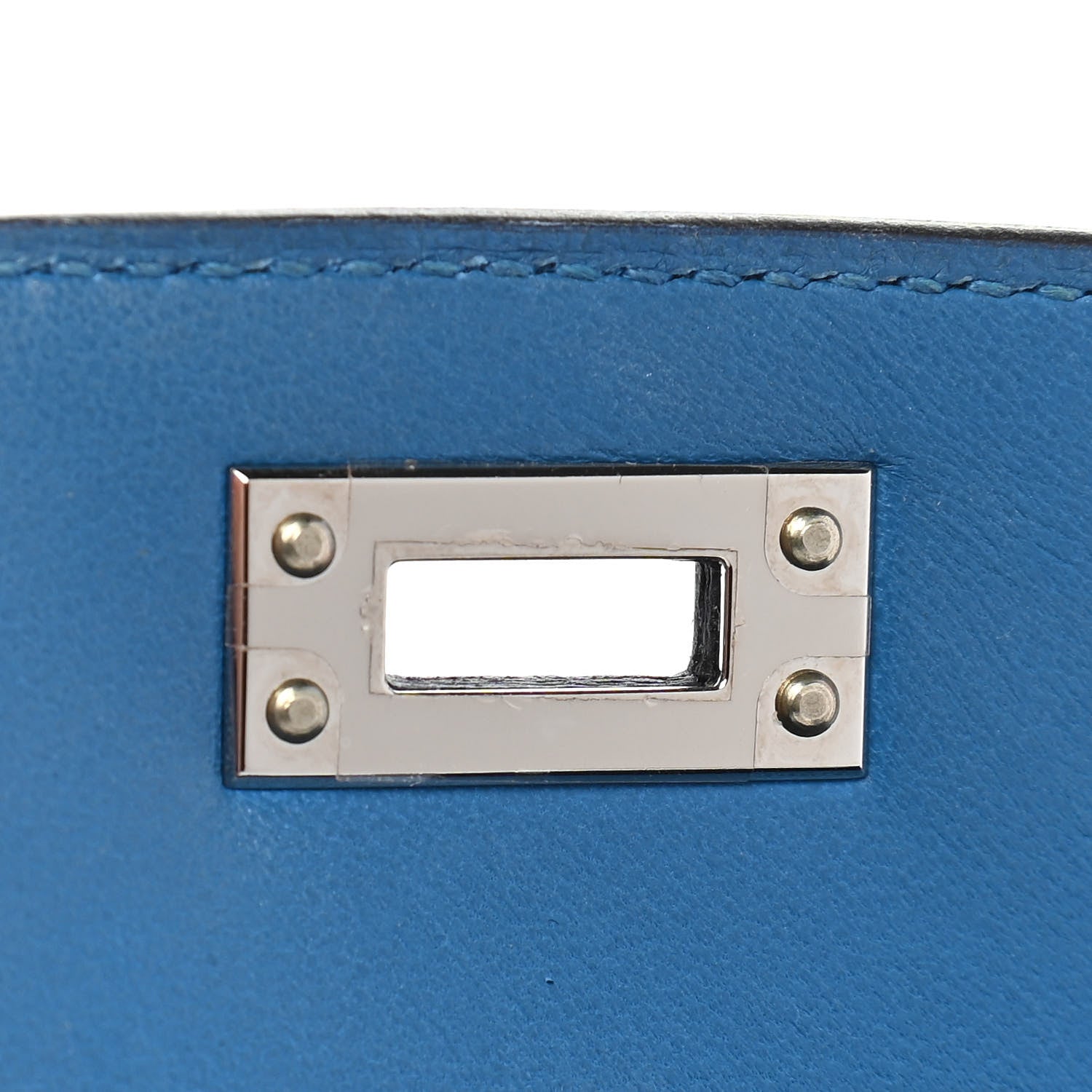Hermes Epsom Mini Kelly Sellier 20 Bleu Zellige 21 of 28