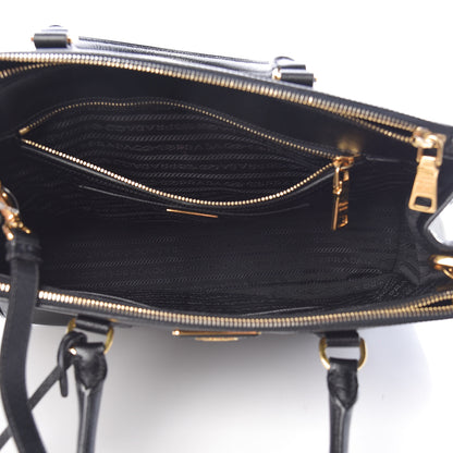 Prada Saffiano Medium Galleria Double Zip Tote Black 5 of 12