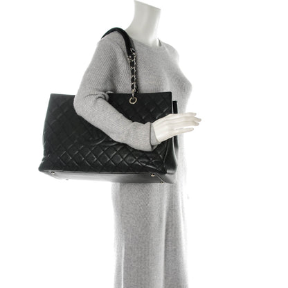 Chanel Caviar Quilted XL Grand Shopping Tote GST Black 2 of 7