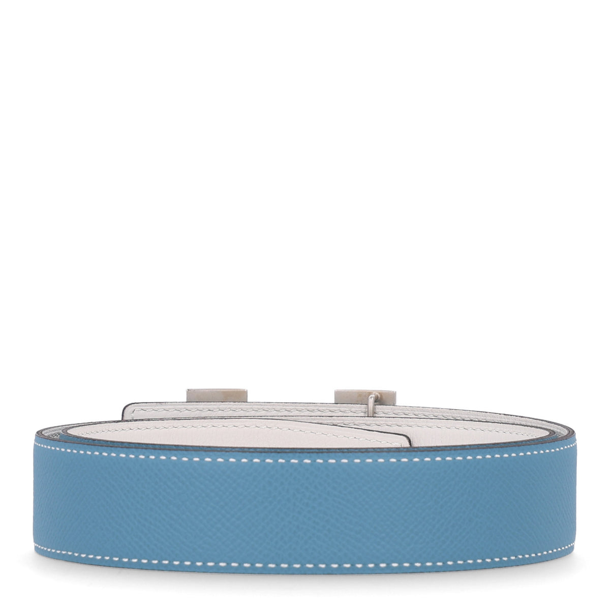 Epsom Swift 32mm H Belt 80 32 Blue Jean White