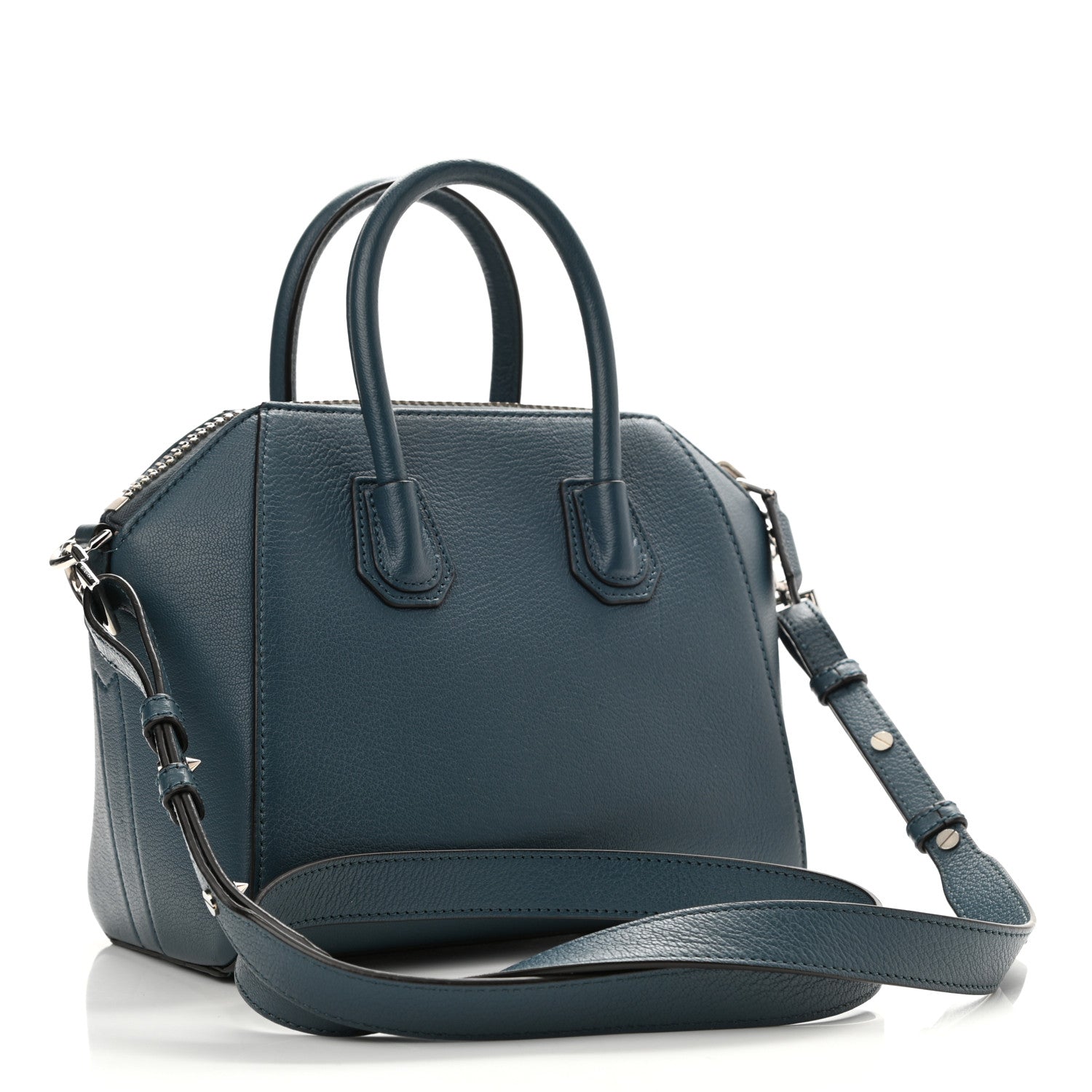 Givenchy Sugar Goatskin Mini Antigona Indigo Blue 3 of 8