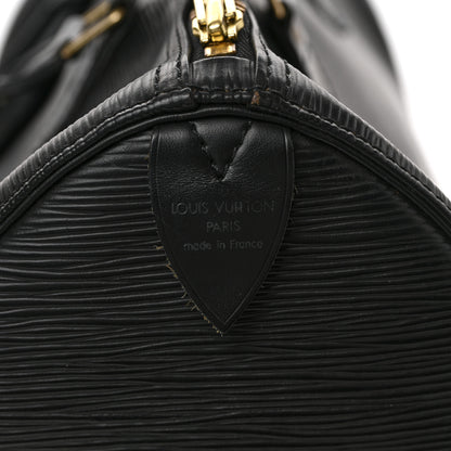 Louis Vuitton Epi Speedy 35 Black 6 of 9