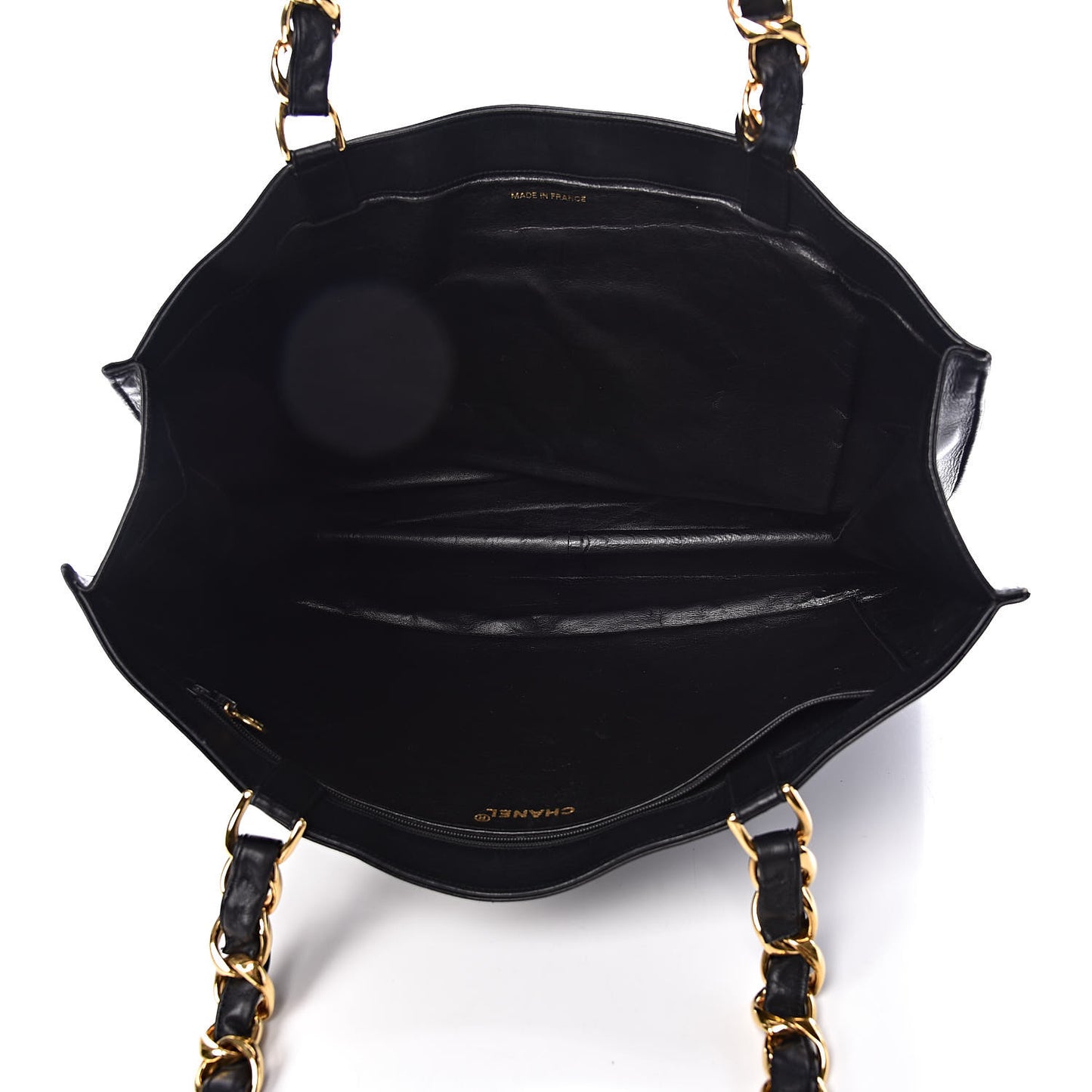 Calfskin CC Tote Black