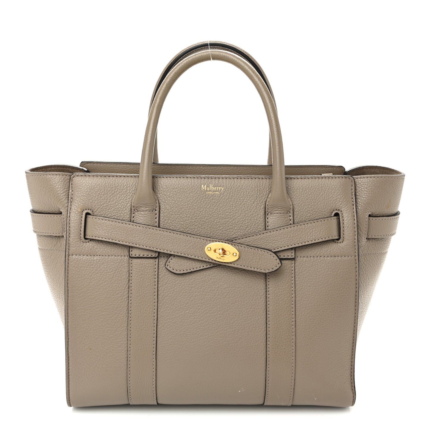 Micro Classic Grain Small Zipped Bayswater Solid Grey