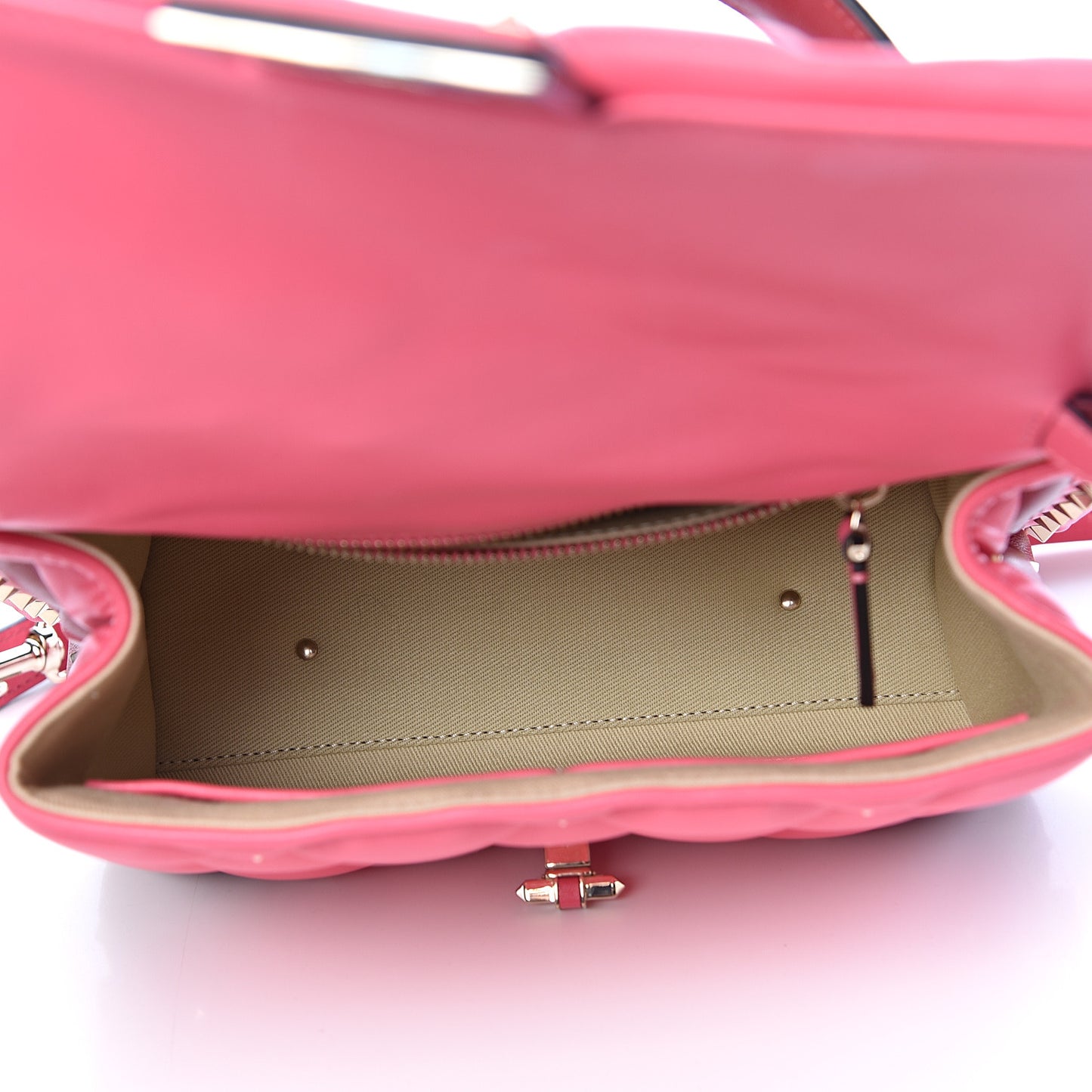 Nappa Medium Candystud Top Handle Bag Rosso Valentino Shadow Pink