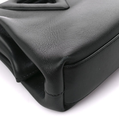 Bottega Veneta Calfskin Small The Point Triangle Bag Black 8 of 9
