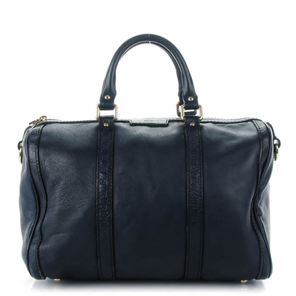 Gucci Calfskin Microguccissima Trim Medium Boston Blue Sapphire 1 of 10