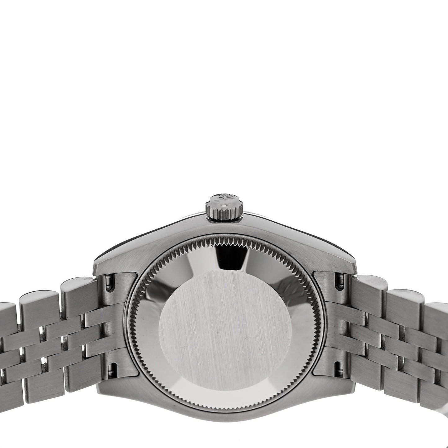 Stainless Steel 18K White Gold Diamond 31mm Oyster Perpetual Datejust Watch Dark Grey Roman 178274