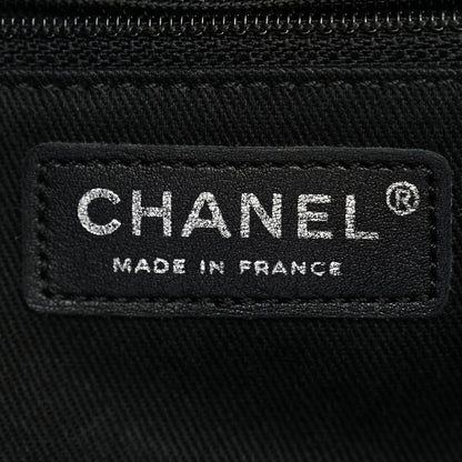 Chanel Washed Lambskin Natural Beauty Tote  Black 6 of 11