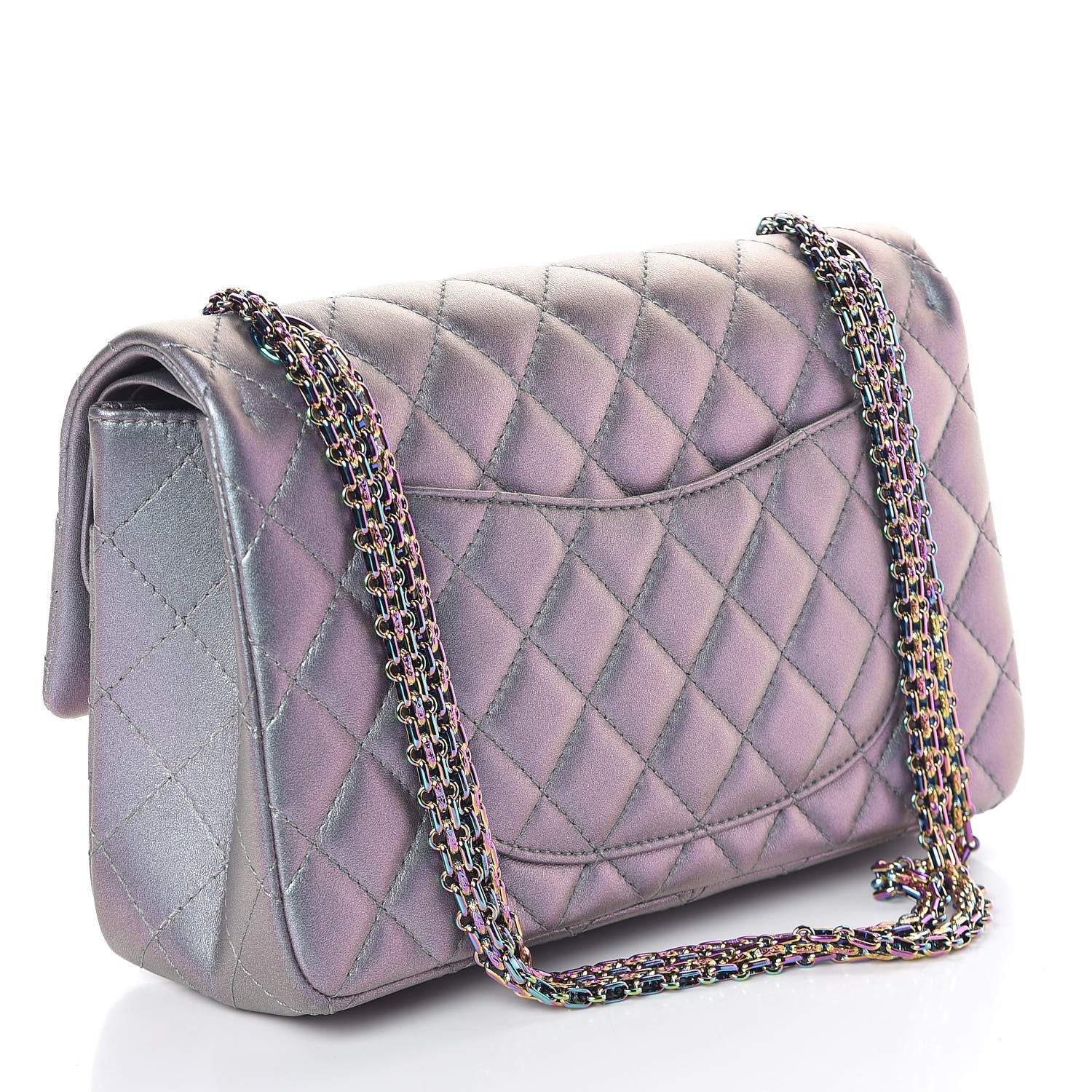 Chanel Iridescent Lambskin Quilted 2.55 Reissue 226 Flap Light Purple 3 of 12