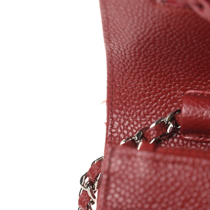 Chanel Caviar Quilted Wallet On Chain WOC Red 12 of 12