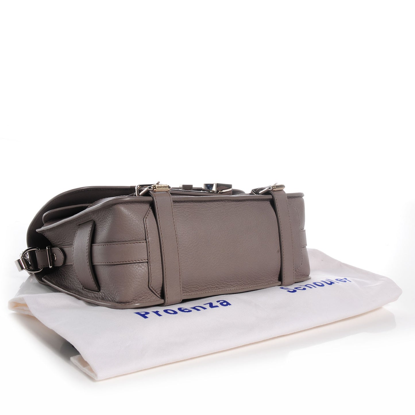 Leather PS11 Classic Shoulder Bag Mushroom