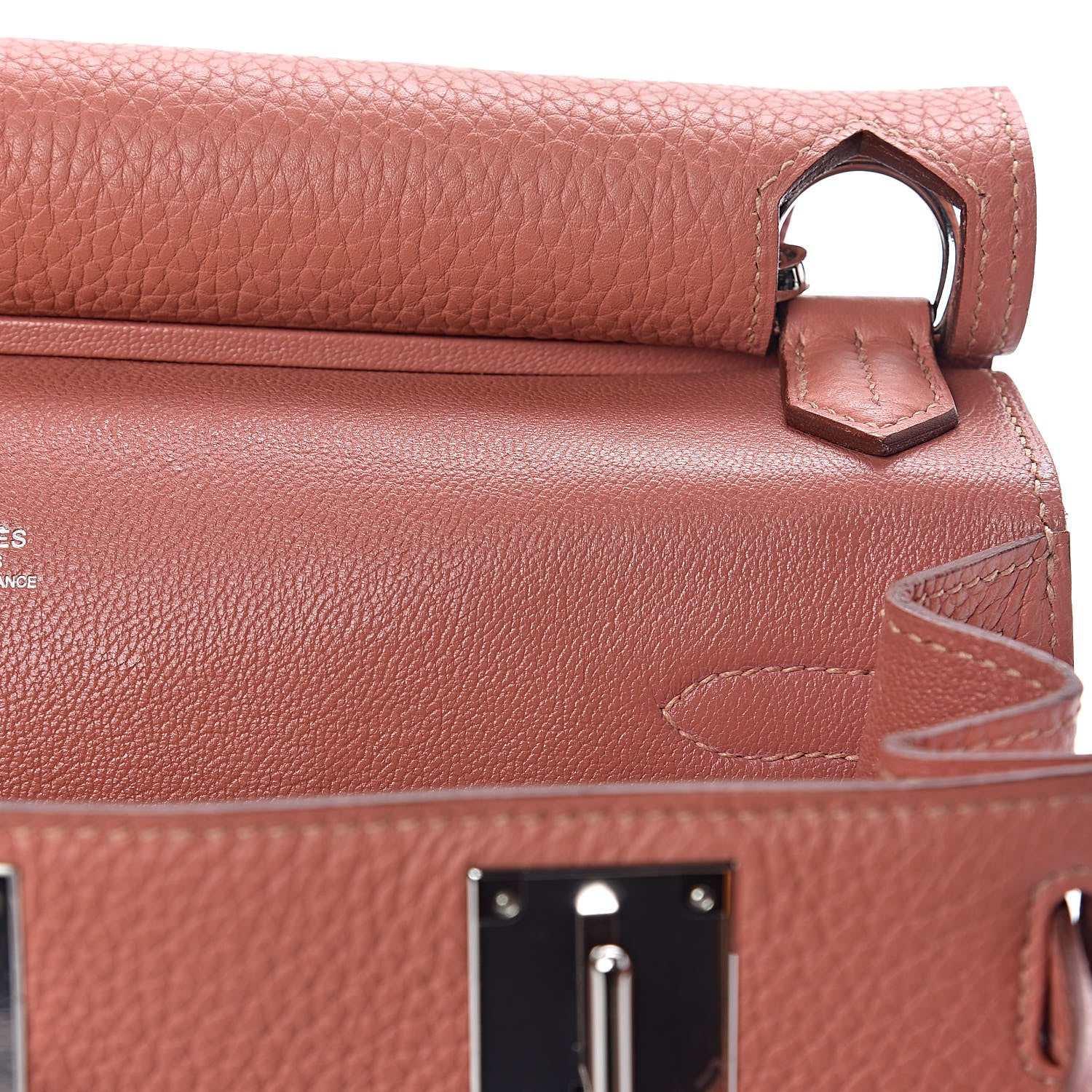 Hermes Taurillon Clemence Jypsiere 28 Rose Thè 15 of 20