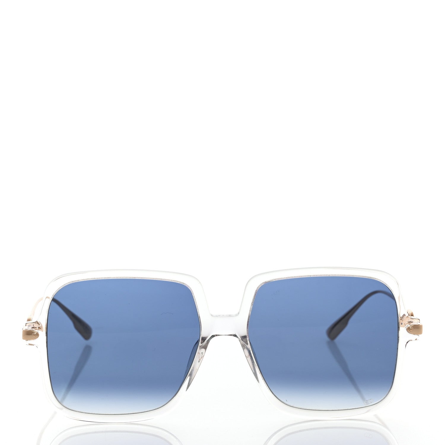 Christian Dior Acetate DiorLink 1 Sunglasses Blue Gold 2 of 8