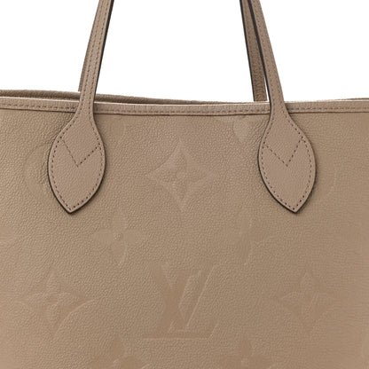 Louis Vuitton Empreinte Monogram Giant Neverfull MM Tourterelle 8 of 10
