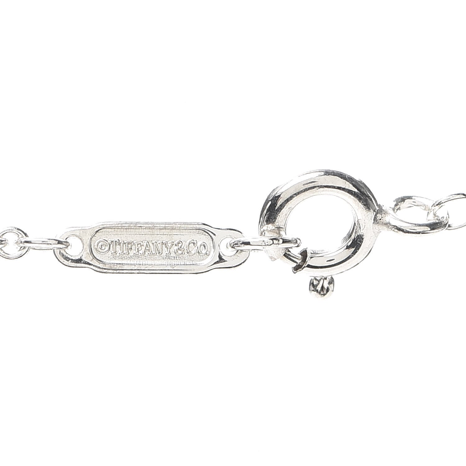 Tiffany Sterling Silver Tag Chain Necklace 6 of 7
