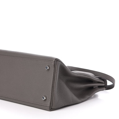 Hermes Togo Kelly Retourne 35 Etain 10 of 12