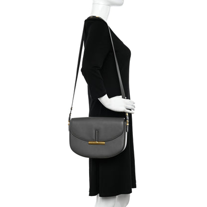 Tom Ford Calfskin Sasha Shoulder Bag Dark Grey 2 of 12