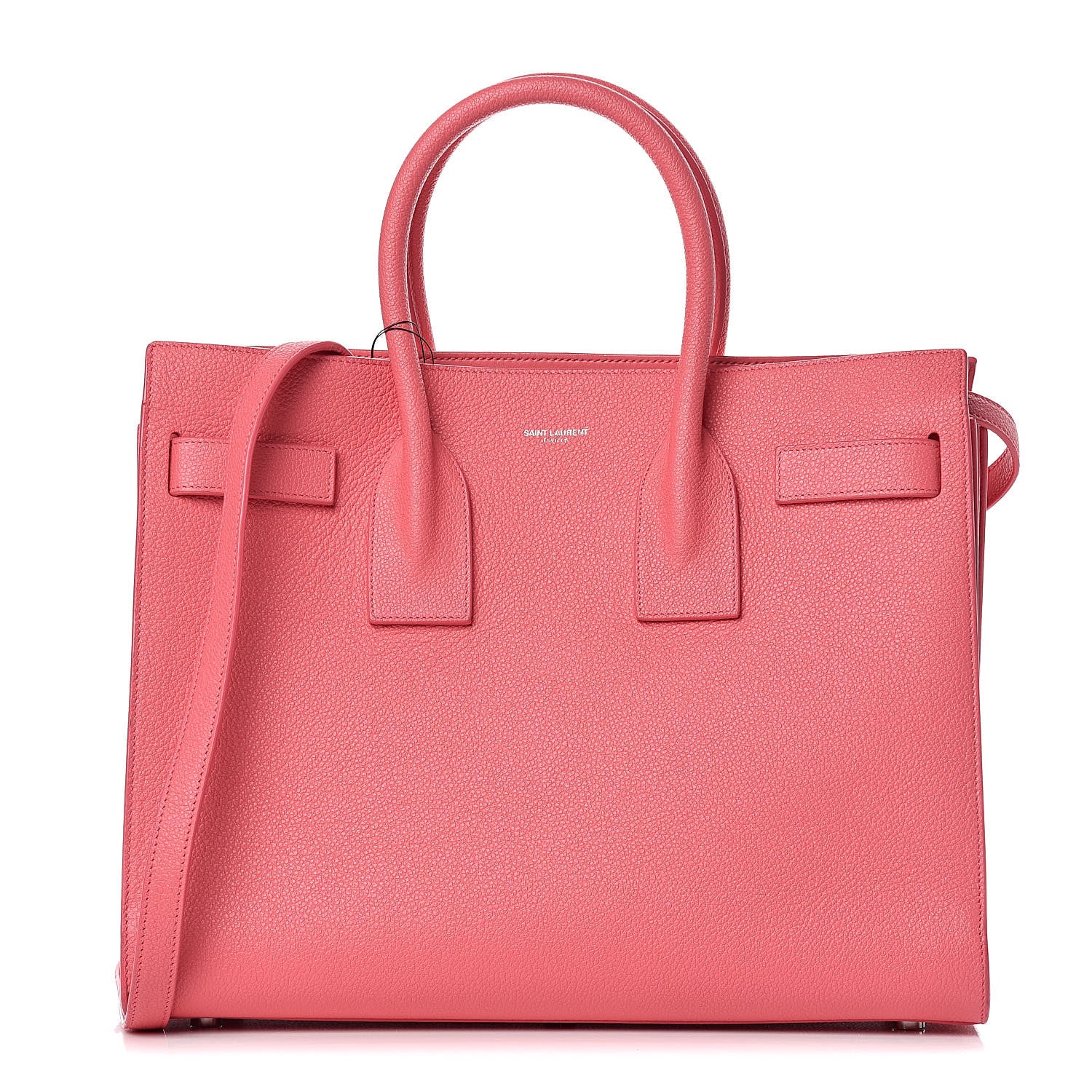 Saint Laurent Grained Calfskin Small Sac De Jour Rose Clair 1 of 11