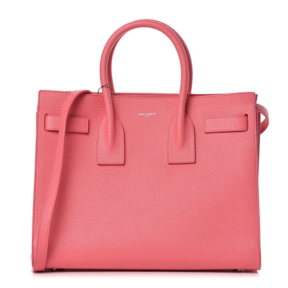 Saint Laurent Grained Calfskin Small Sac De Jour Rose Clair 1 of 11